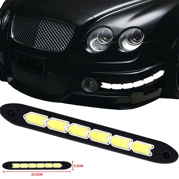 

vehemo cob strip car driving light driving light motorcycle reverse lamps for parking daytime running super bright