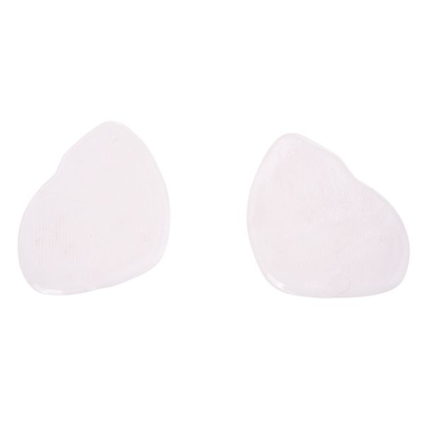 

1 pair silicone gel front half soles for high heel shoes, Black