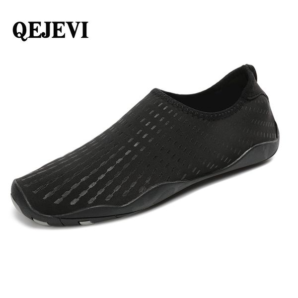 

qejevi men women water shoes swimming fishing aques beach shoes sneacker for men breathable striped zapatos hombre