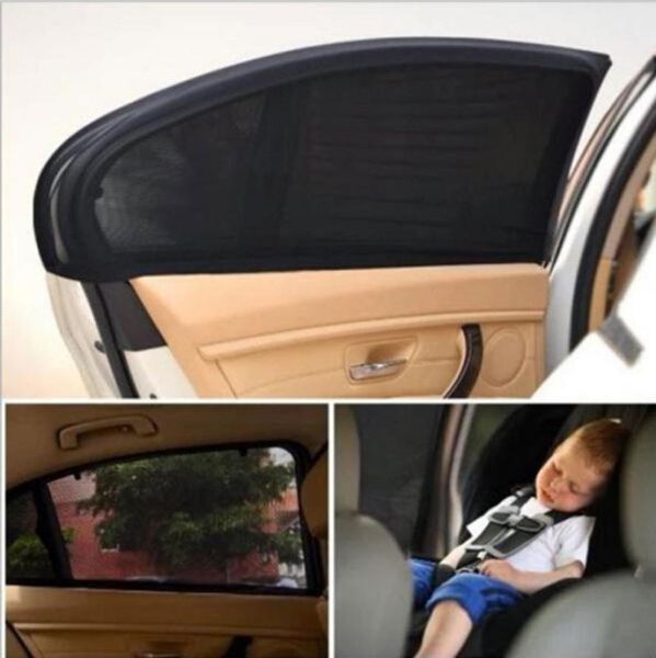 

2pcs car sun shade uv protection car curtain window sunshade side window mesh sun visor summer protection film new