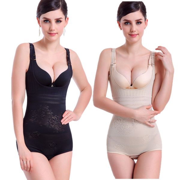 

body corset women postpartum slimming underwear full body shaperwear modeling belt waist corset girdle shaper recover, Black;white