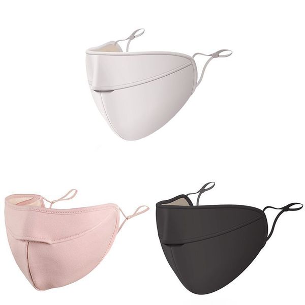 

winter warm masks fashion concise cotton travel double dustproof anti-fog velvet breathable adjustable mask, Black