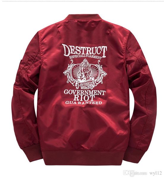 

italy new fashion men jacket coat with letter print jackets windbreaker hooded hoodie long sleeve brand mens clothing, Black;brown