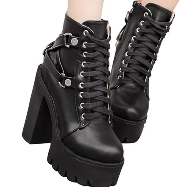 Botas Negras Con Plataforma Mujer Online Hotsell, UP TO 53% OFF |  www.editorialelpirata.com