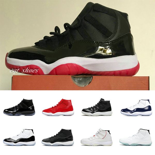 

высокое качество jumpman 11 баскетбол обувь бред concord 45 платиновый оттенок бароны space jam gym red дизайнерская обувь 11s мужские спорт
