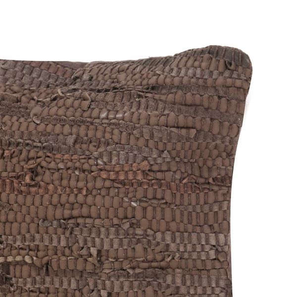 

cushions chindi 2 pcs brown 45x45 cm leather and cotton wall stickers