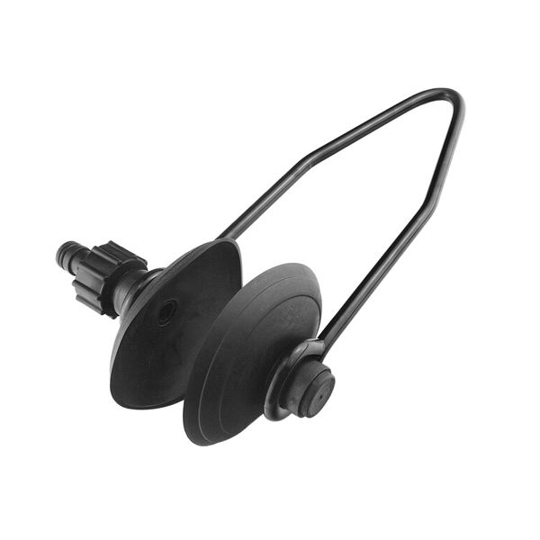 

universal outboard motor water flusher round ear muff cups for marine boat yacht replacement parts - black