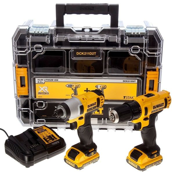 

Сверлильный станок DeWalt DCK211D2T 10.8 В XR и ударный драйвер 2 x 2.0ah