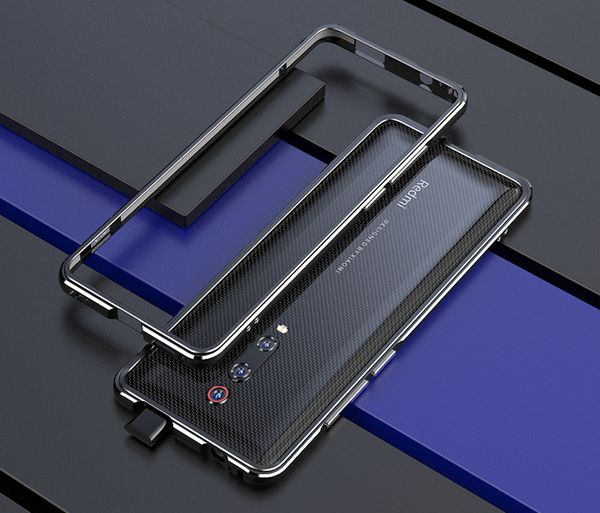 

for xiaomi redmi k20 k20pro slim aluminum bumper case for xiaomi mi 9t pro luxury metal shockproof frame bumper with screw tool