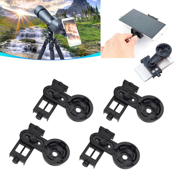 

4x universal telescope camera interface bracket kit cell phone mount holder