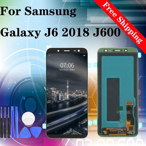 

original for samsung galaxy j6 2018 j600 j600f j600g lcd display digitizer with touch assembly screen replacement 100% tested no dead pixel