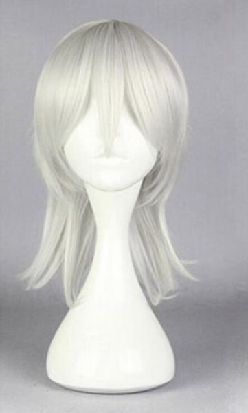 Wig Ll 004256 Cosplay Touken Ranbu Tsurumarukuninaga Silver
