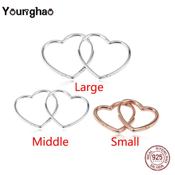 

younghao jewelry s925 silver jewelry european and american new earring ear female earrings valentine's day love earrings