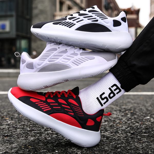 

men casual shoes popular rubber shoes men fashion sneakers trend fitness vulcanize big size light walking, Black