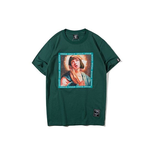 

men's t shirt 2019 summer fashion cotton short sleeve print tees male camisa masculina women t-shirt male hip hop tees shirts, White;black