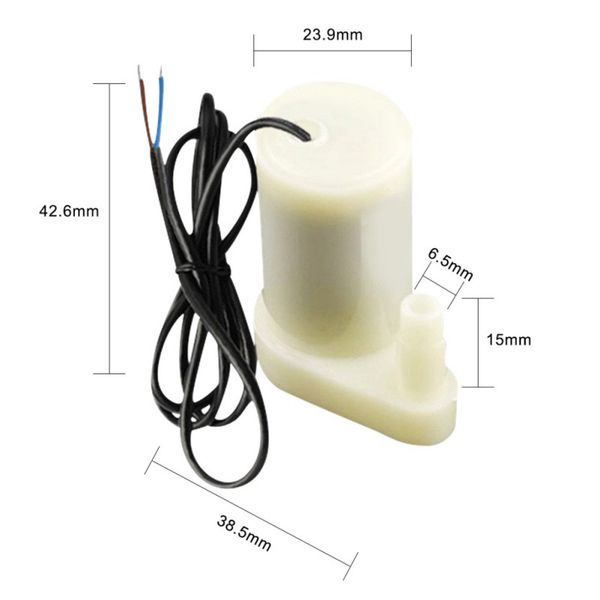 

3v dc water pump aquarium horizontal submersible pump small fountain 100l / h plastic electronic components product