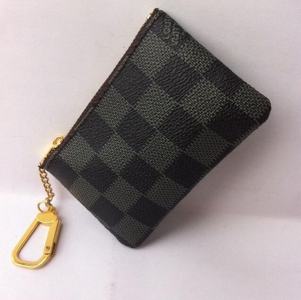 

4 цвета KEY POUCH Damier кожа держит высокое качество известный классический дизайнер же