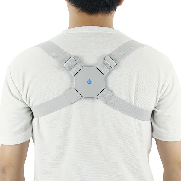 Smart para trás Postura Corrector Voltar Intelligent Shoulder Brace Suporte Belt Correção Formação Belt Spine Voltar Body Sculpting J1624