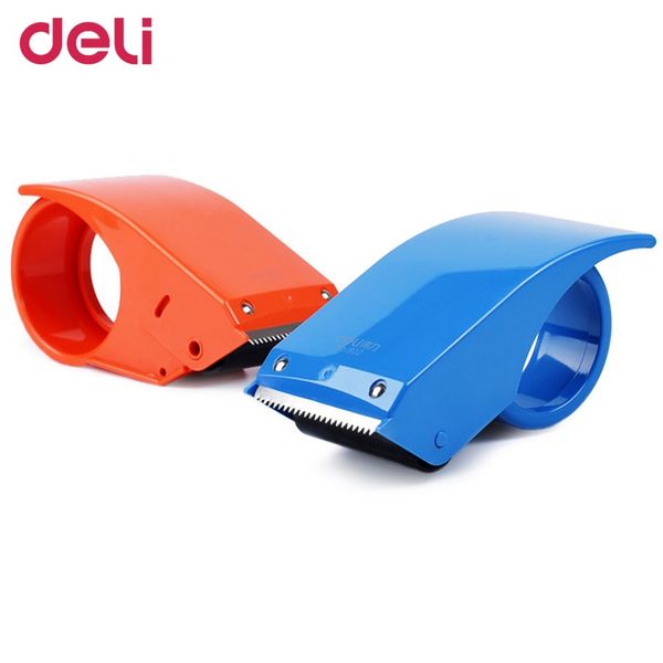 

deli 802 durable tape dispenser stainless blade sawtooth carton sealer tape cutting machine great for packagers dropshipping