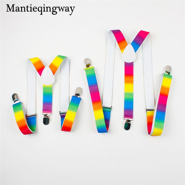

2018 new fashion brand suspenders for children boys adjustable elastic suspender parenting brace belt strap, Black;white
