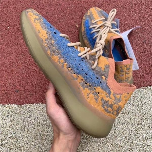 

2020 new originals 380 blue oat 3m reflective alien mist kanye west men women running shoes outdoor sports sneakers with box