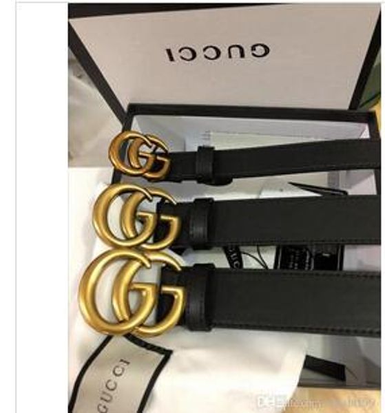 

2019 Top quality belt new fashion 002 brand designer real leather L buckle belt men and women luxury Big buckle belts