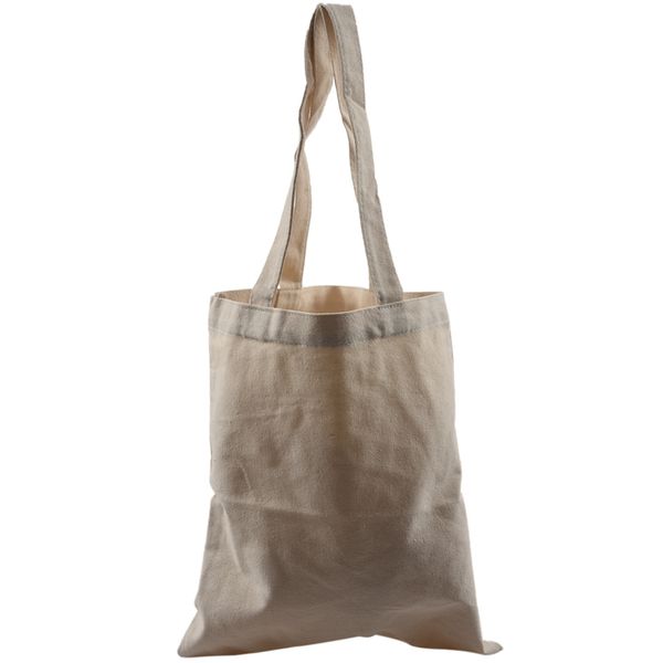 

beige canvas shopping shoulder tote shopper bag case envelope m