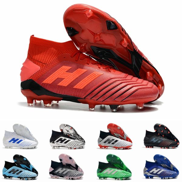 

predator 19+ 19.1 fg ag pp paul pogba 25th anniversary golden mens boys soccer football shoes 19+x cleats boots taquets size 11