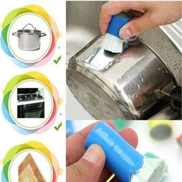 

new remover metal rust cleaning brush stainless steel magic cleaning wash stick for pot bowl household clean tool xd20425