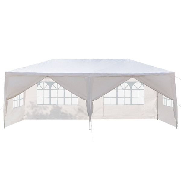 

3 x 6m six sides two doors waterproof tent with spiral tubes white shade