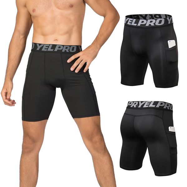 

2019 summer 3 pack running shorts men sports jogging fitness shorts compression active workout sport gyms short pants, Black;blue