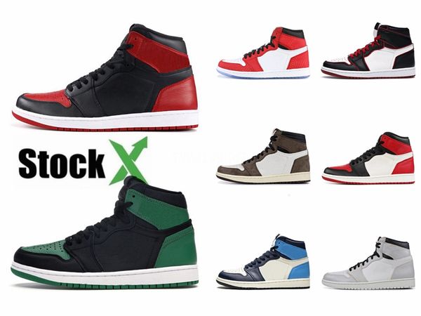 

off mens basketball shoes jumpman og nrg 1 1s unc chicago powder blue yellow high luxury designer 2020 new arrival women trainers sneak#967