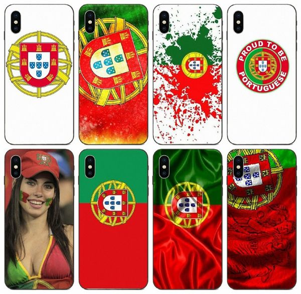

[tongtrade] nice portugal flag case for apple iphone 11 pro x xs max 8p 7p 6p galaxy note 10 plus 10 pro huawei gt3 gx8 lg q6 q7 q8 tpu case