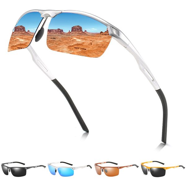 

new fashion pilot polarized sun glasses men drive outdoor sport glasses anti uv 400 accessories male xy189, White;black