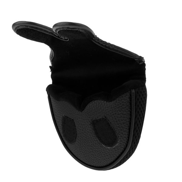 

15x12cm / 6x4.7nch pu golf mallet head cover putter headcover protector guard sleeve black red