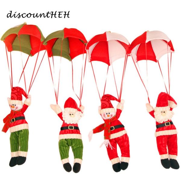 

home ceiling decorations parachute santa claus smowman new year hanging pendant christmas decoration supplies
