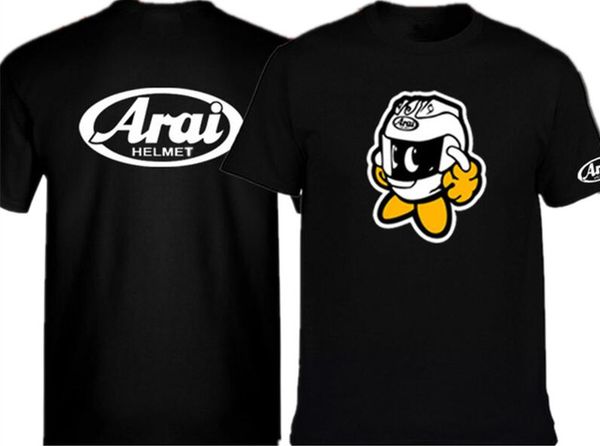 

2019 новая мода arai helmet футболка мотокросс off road мужчины хлопка с коротким рукавом футболки высокого качества европейский размер s-xx