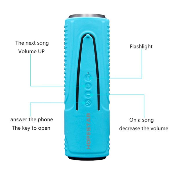 

outdoor bicycle bluetooth speaker wireless sports speakers led flashlight power bank for riding fm tf music player super base p3 soundbar