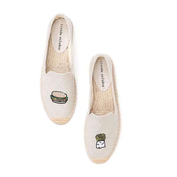 

tienda soludos women's flat shoes espadrilles women loafers fashion comfortable ladies espadrille slippers sneakers pearl, Black