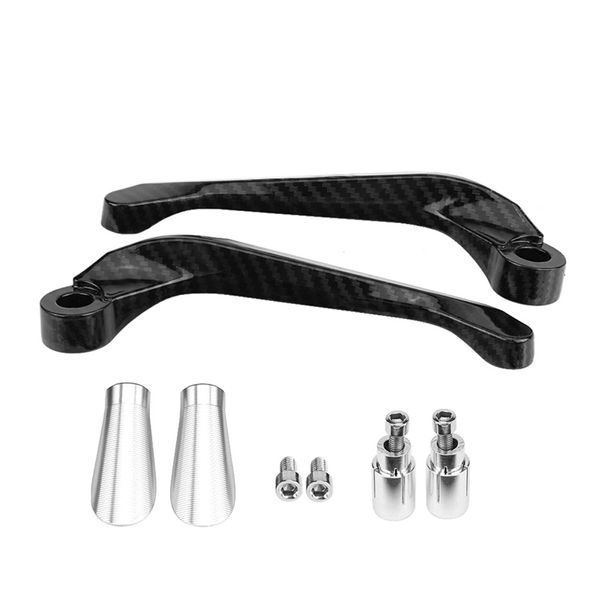 

1 pair handguard universal motorcycle guard protector carbon fiber 22mm brake clutch parts metal