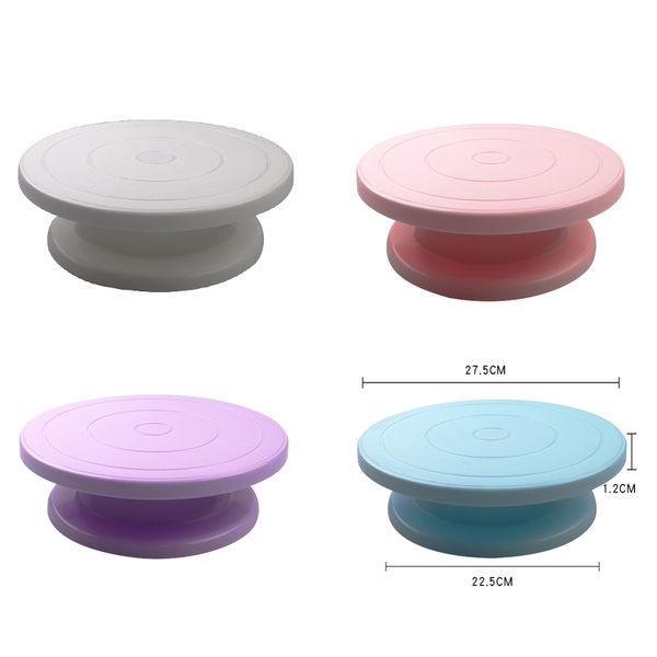 

diy cake turntable baking silicone mold plate rotating round cake decorating rotary table pastry supplies cake stand