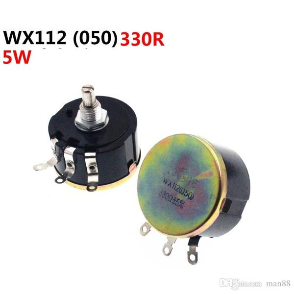 330R 331 5W WX112 WX050 Single Turn Wirewound Potenziometer