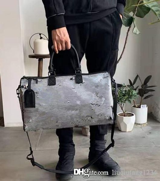 

2020 двусторонний цвет холст сумки у вас мужчины и женщины lovers одно плечо сумка вещевой ручная кладь путешествие сумки роскошные сумки же