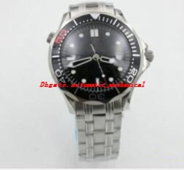 

men watch wristwatch 212.30.41.20.01.005 41mm automatic black dial silver stainless steel bracelet luxury watch ing, Slivery;brown