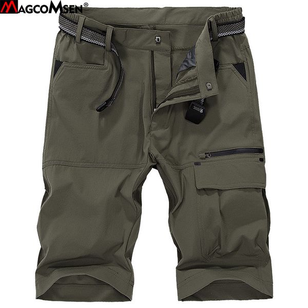 

magcomsen casual shorts men summer quick drying breathable board shorts style army tactical cargo combat dx-02, White;black