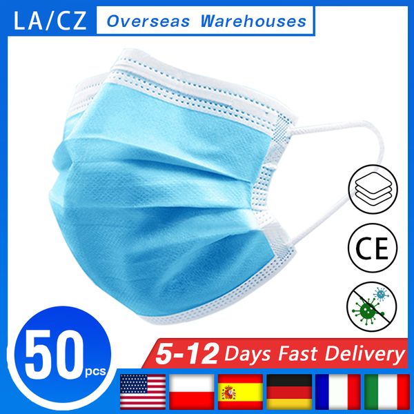 

disposable 3-ply anti flu dust pm2.5 face mouth masks breathable earloops mask