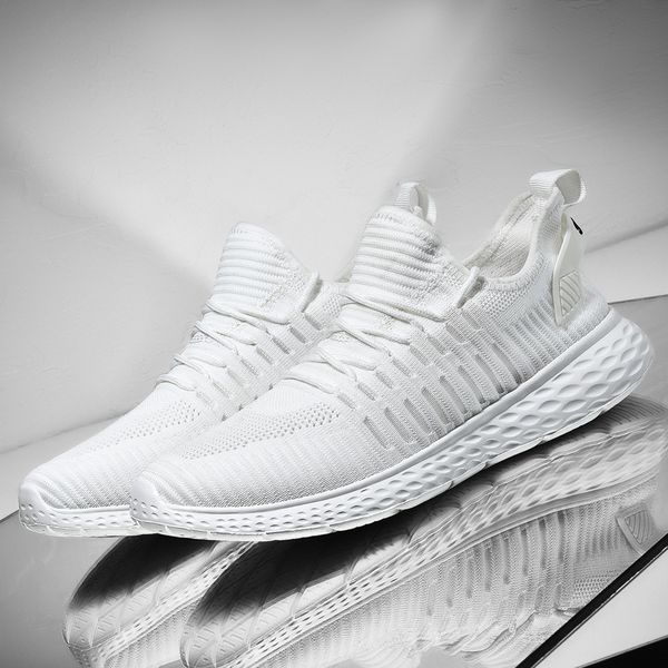 

light weight running shoes for men 2020 spring autumn white comfortable anti slip male shoes outdoor walking sneakers woman 46