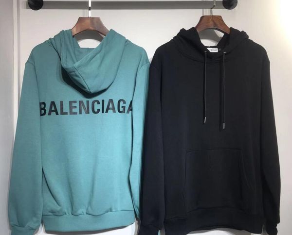 

mens women hoodies high street supremo print hoodies pullover winter sweatshirts, Black
