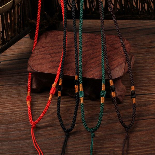 

простой веревки цепи для нефрита жадеит золото серебро ожерелье для женщин мужчин бесплатная доставка, Silver