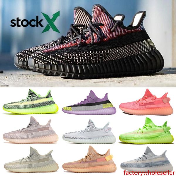 

designer shoes men women running sneaker yeezreel yecheil reflective triple black white stock x luxury chaussures zebra full dress